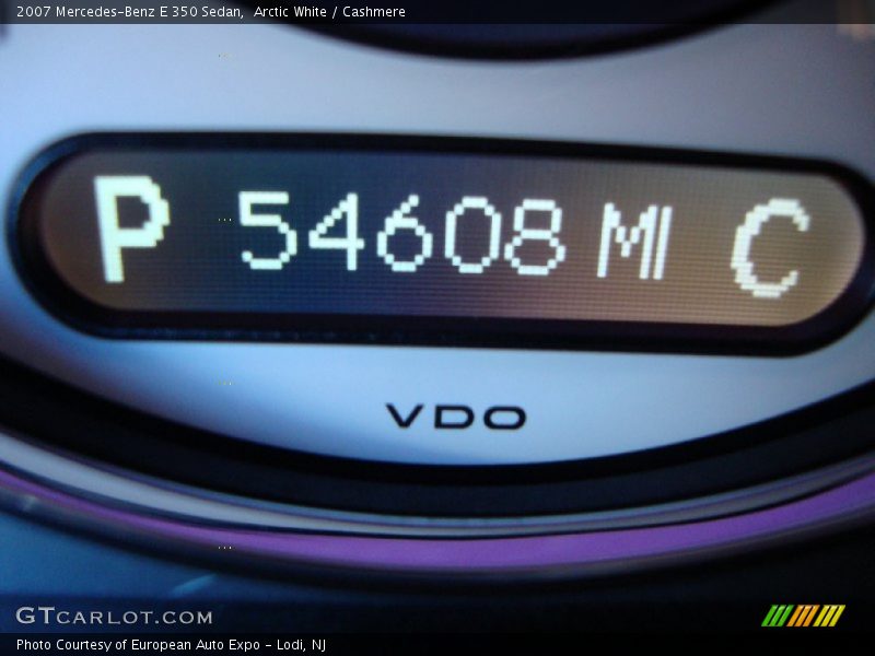 Arctic White / Cashmere 2007 Mercedes-Benz E 350 Sedan