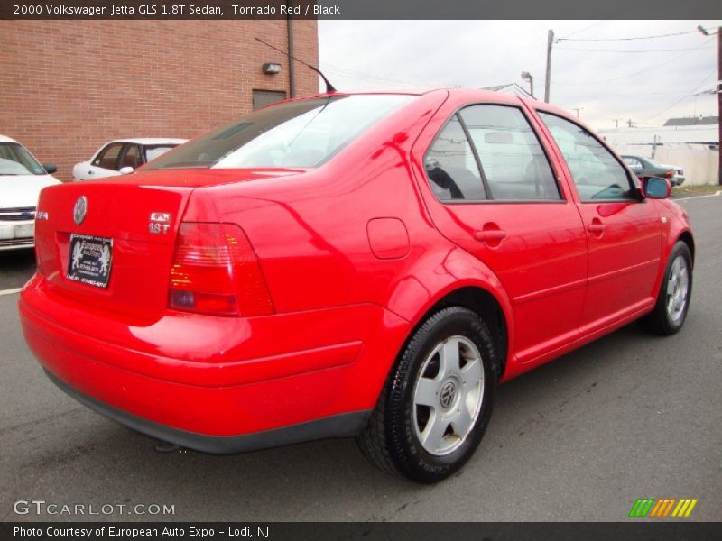 Tornado Red / Black 2000 Volkswagen Jetta GLS 1.8T Sedan