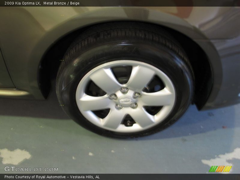 Metal Bronze / Beige 2009 Kia Optima LX