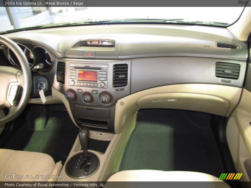 Metal Bronze / Beige 2009 Kia Optima LX