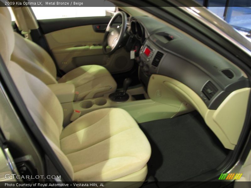 Metal Bronze / Beige 2009 Kia Optima LX