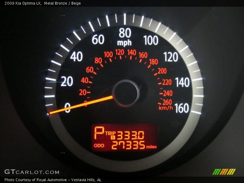 Metal Bronze / Beige 2009 Kia Optima LX