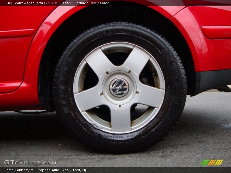Tornado Red / Black 2000 Volkswagen Jetta GLS 1.8T Sedan