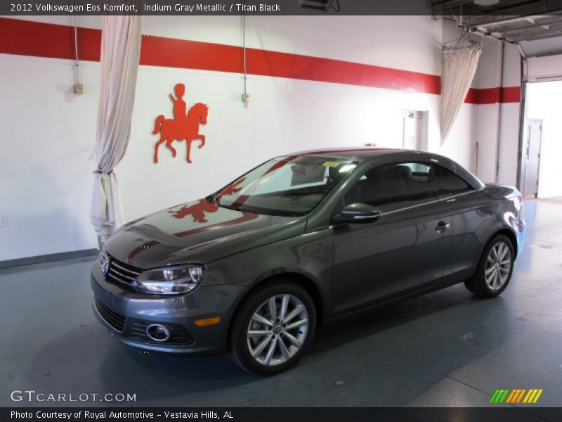 Indium Gray Metallic / Titan Black 2012 Volkswagen Eos Komfort