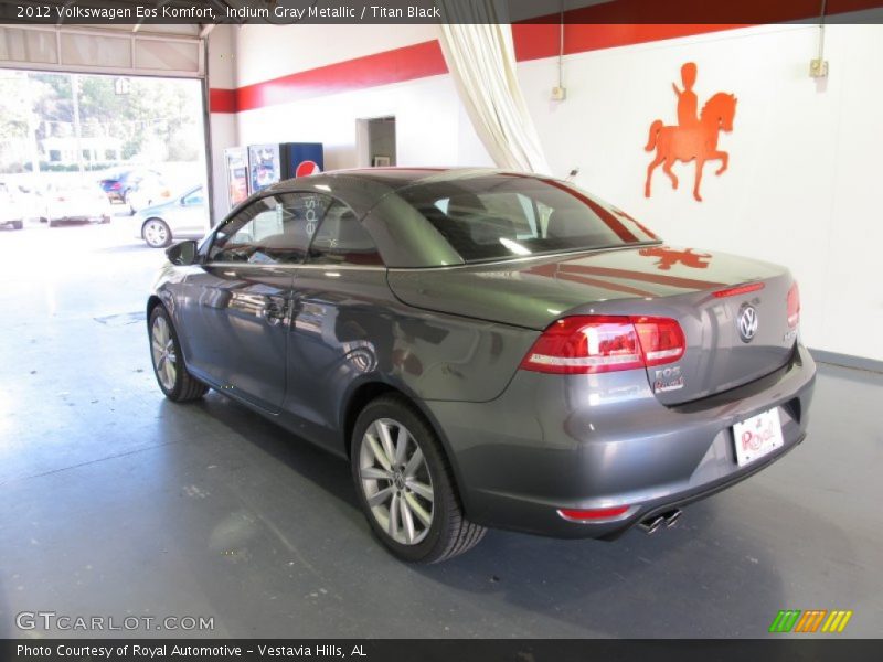 Indium Gray Metallic / Titan Black 2012 Volkswagen Eos Komfort