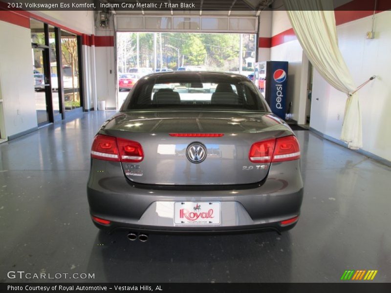 Indium Gray Metallic / Titan Black 2012 Volkswagen Eos Komfort