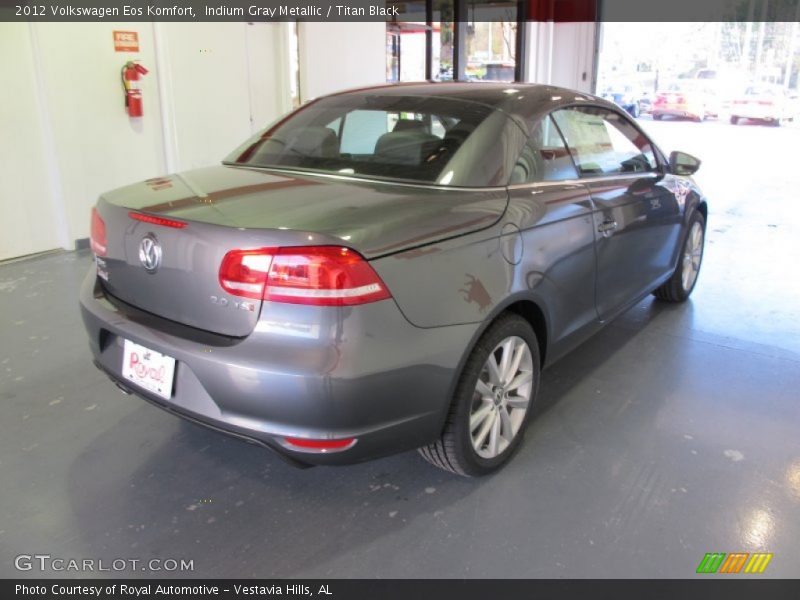 Indium Gray Metallic / Titan Black 2012 Volkswagen Eos Komfort
