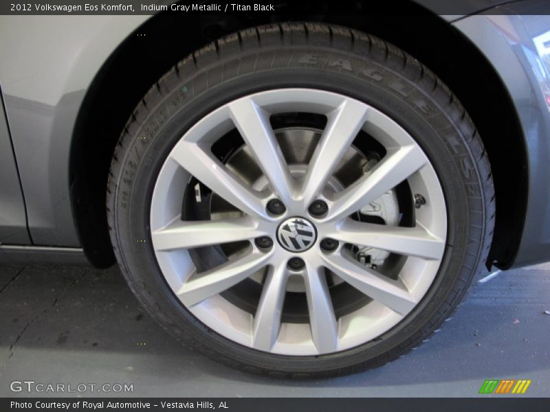 Indium Gray Metallic / Titan Black 2012 Volkswagen Eos Komfort