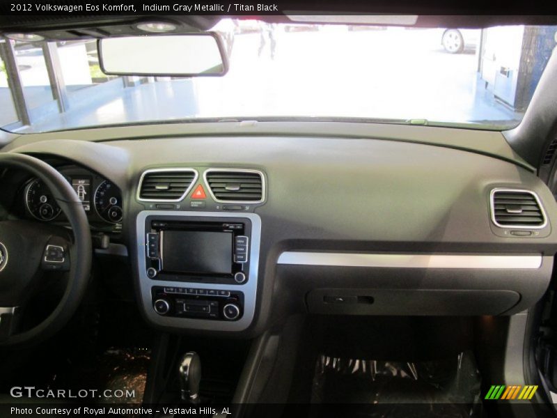 Indium Gray Metallic / Titan Black 2012 Volkswagen Eos Komfort