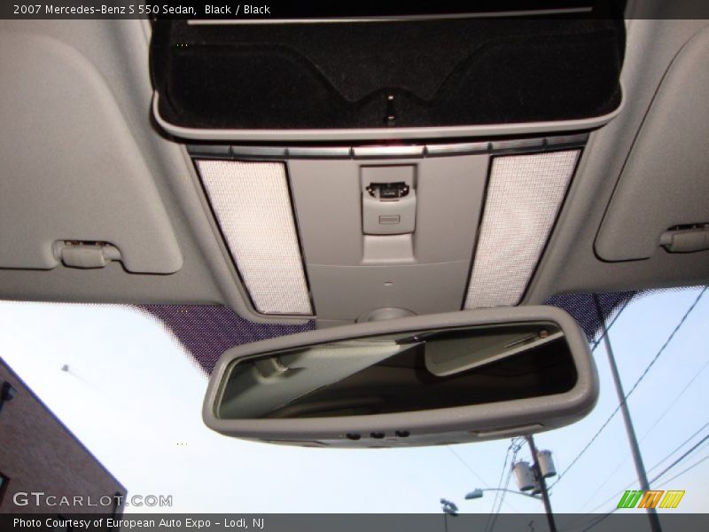 Black / Black 2007 Mercedes-Benz S 550 Sedan
