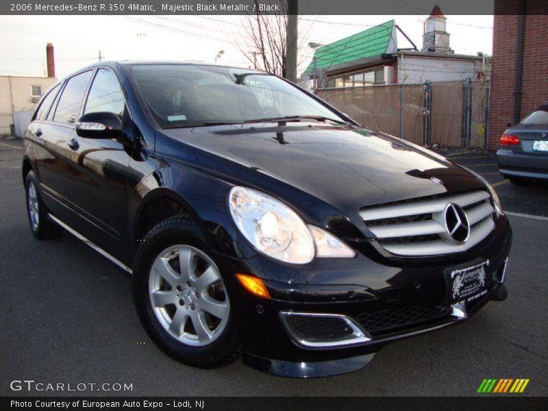 Majestic Black Metallic / Black 2006 Mercedes-Benz R 350 4Matic