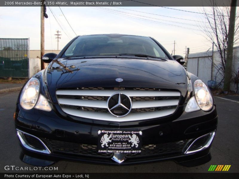 Majestic Black Metallic / Black 2006 Mercedes-Benz R 350 4Matic