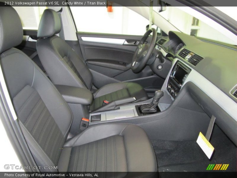  2012 Passat V6 SE Titan Black Interior