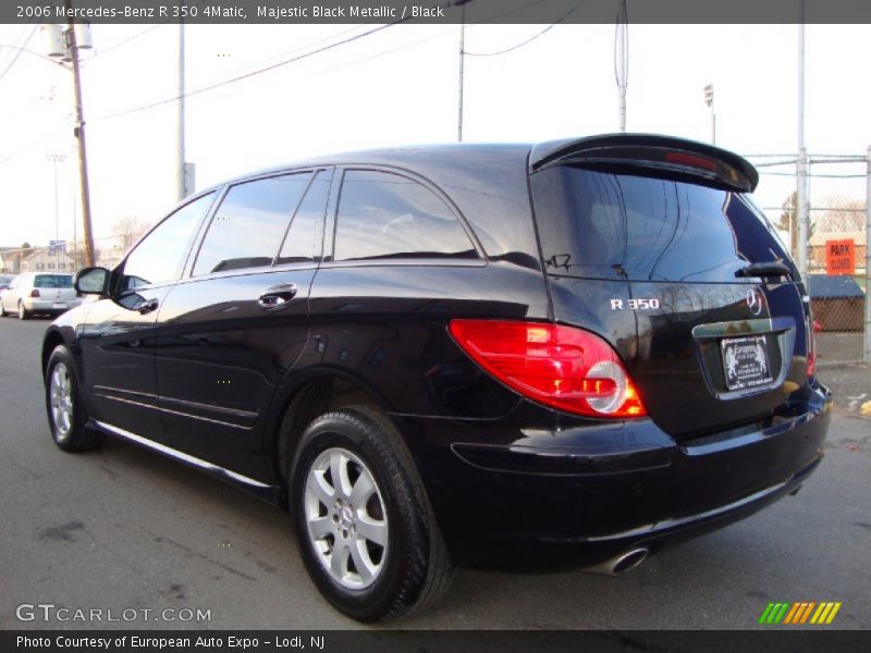 Majestic Black Metallic / Black 2006 Mercedes-Benz R 350 4Matic