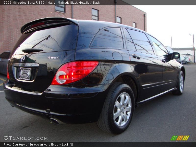 Majestic Black Metallic / Black 2006 Mercedes-Benz R 350 4Matic