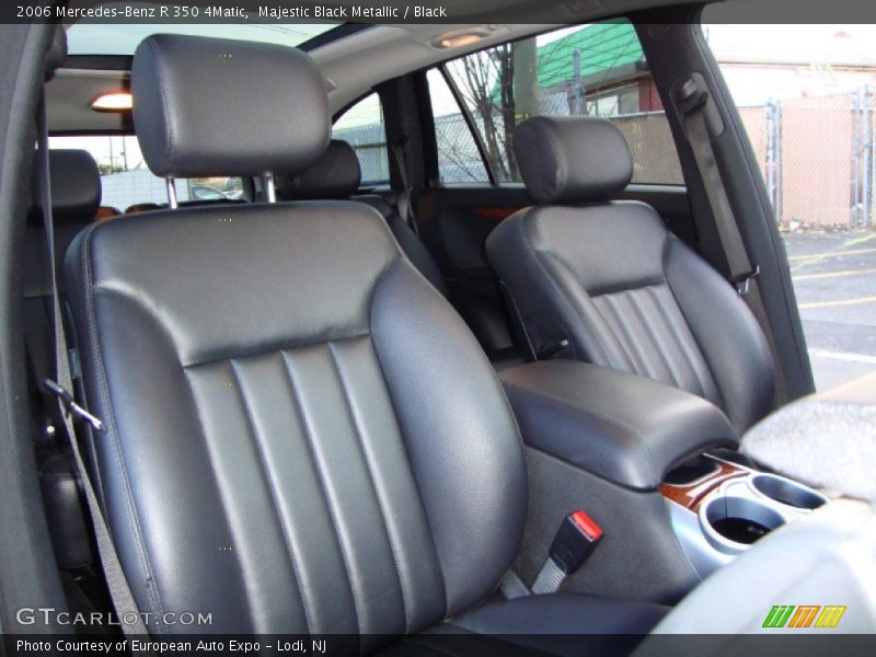 Majestic Black Metallic / Black 2006 Mercedes-Benz R 350 4Matic
