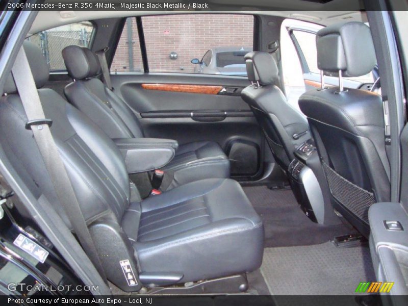 Majestic Black Metallic / Black 2006 Mercedes-Benz R 350 4Matic