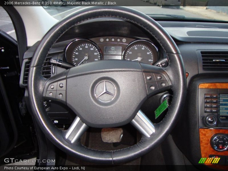 Majestic Black Metallic / Black 2006 Mercedes-Benz R 350 4Matic