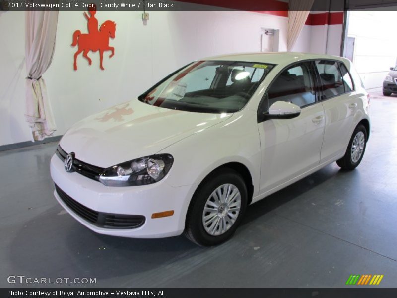 Candy White / Titan Black 2012 Volkswagen Golf 4 Door