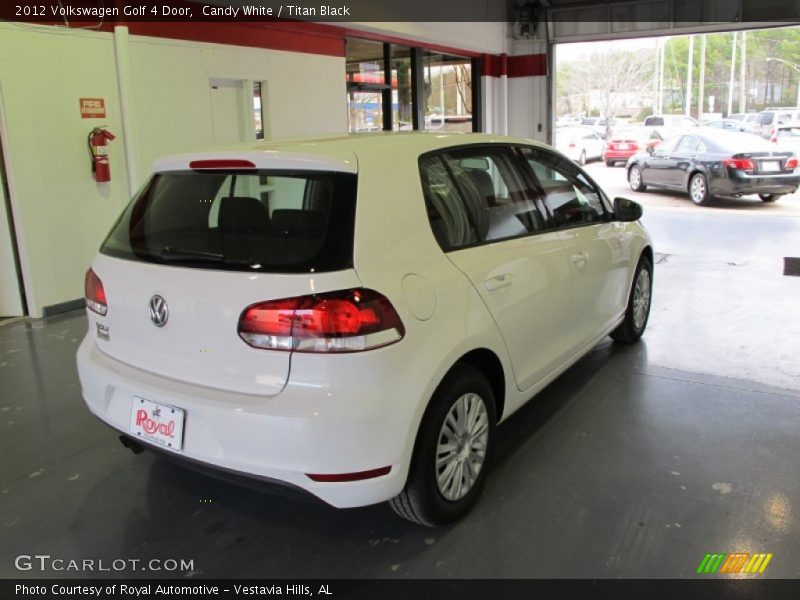 Candy White / Titan Black 2012 Volkswagen Golf 4 Door