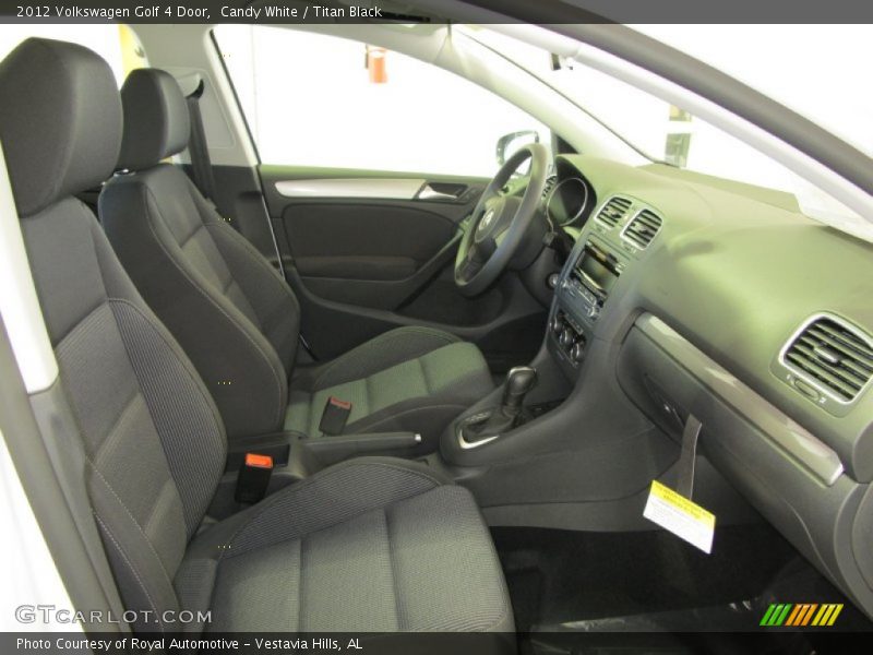 Candy White / Titan Black 2012 Volkswagen Golf 4 Door