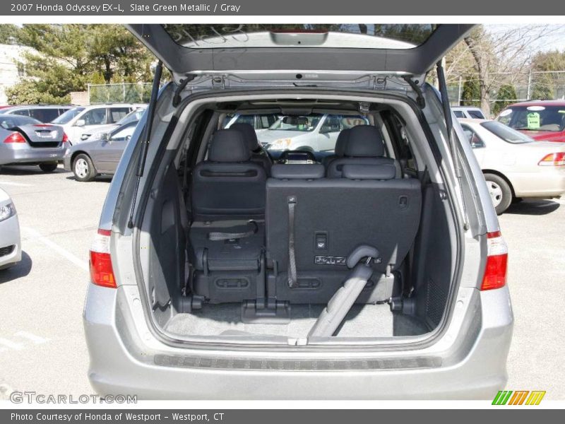 Slate Green Metallic / Gray 2007 Honda Odyssey EX-L