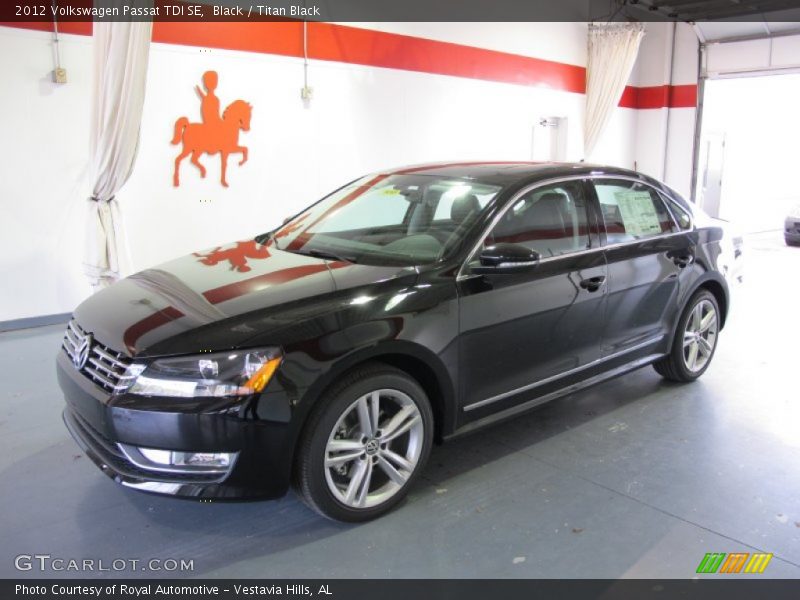 Black / Titan Black 2012 Volkswagen Passat TDI SE
