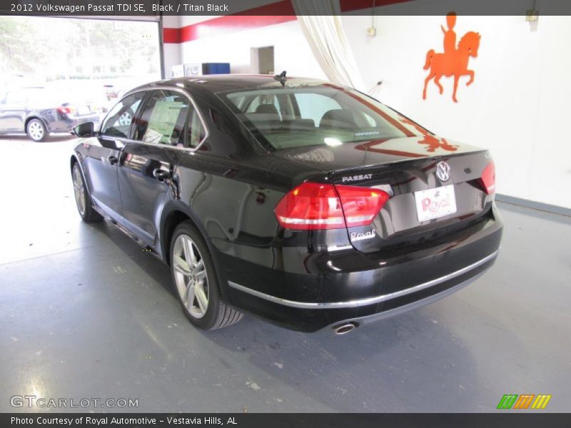 Black / Titan Black 2012 Volkswagen Passat TDI SE