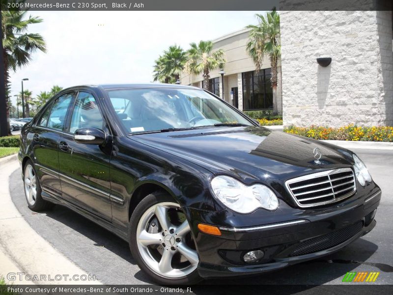 Black / Ash 2006 Mercedes-Benz C 230 Sport