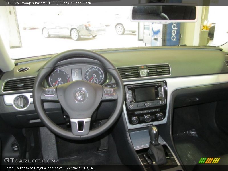 Black / Titan Black 2012 Volkswagen Passat TDI SE