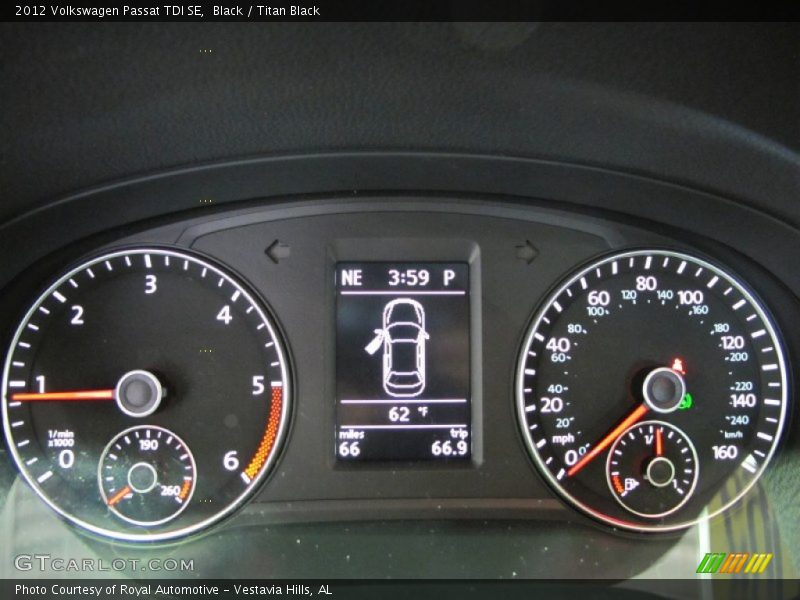 Black / Titan Black 2012 Volkswagen Passat TDI SE