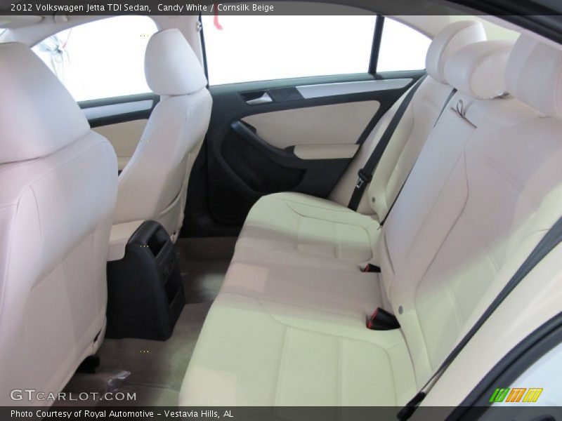 Candy White / Cornsilk Beige 2012 Volkswagen Jetta TDI Sedan