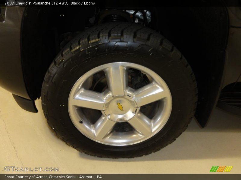 Black / Ebony 2007 Chevrolet Avalanche LTZ 4WD
