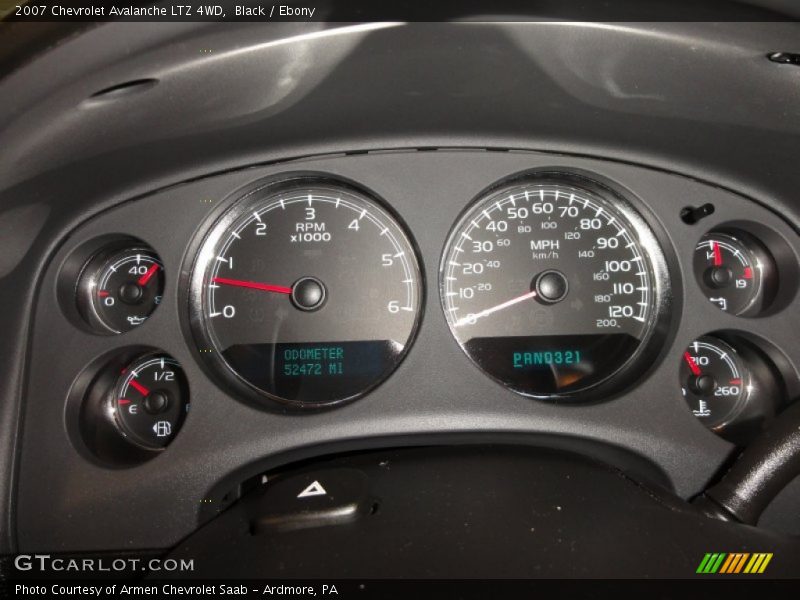 Black / Ebony 2007 Chevrolet Avalanche LTZ 4WD