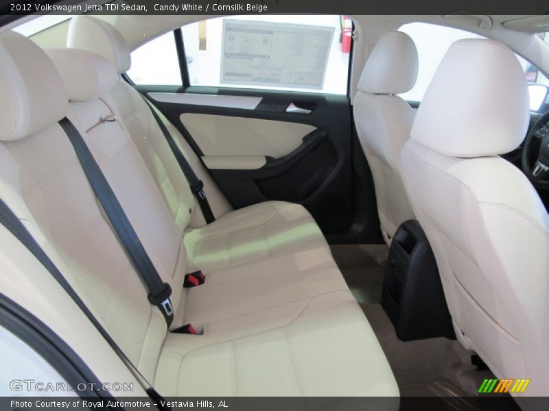 Candy White / Cornsilk Beige 2012 Volkswagen Jetta TDI Sedan
