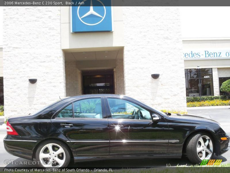 Black / Ash 2006 Mercedes-Benz C 230 Sport