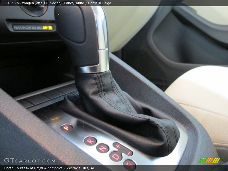 Candy White / Cornsilk Beige 2012 Volkswagen Jetta TDI Sedan