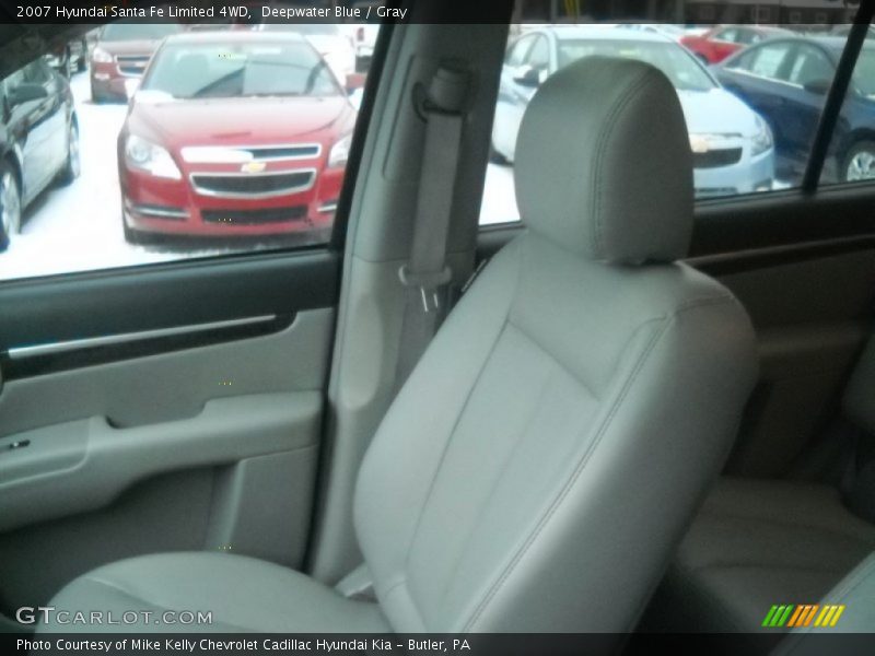 Deepwater Blue / Gray 2007 Hyundai Santa Fe Limited 4WD