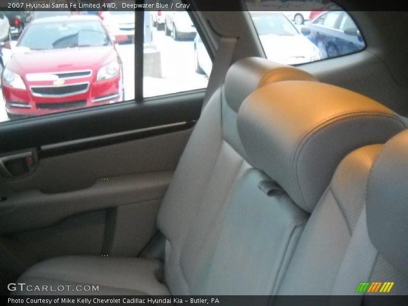 Deepwater Blue / Gray 2007 Hyundai Santa Fe Limited 4WD