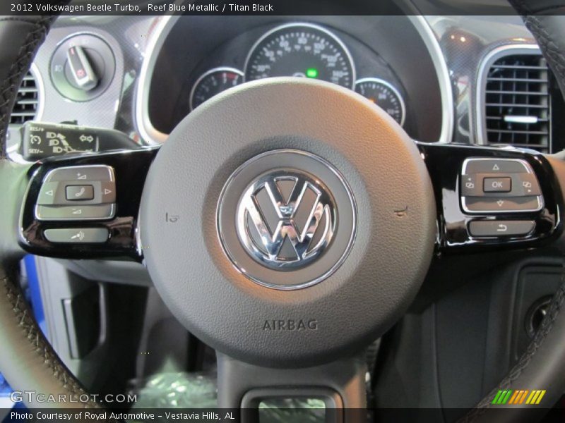 Reef Blue Metallic / Titan Black 2012 Volkswagen Beetle Turbo