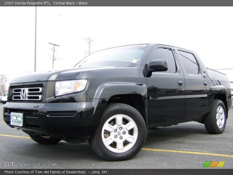 Formal Black / Black 2007 Honda Ridgeline RTL