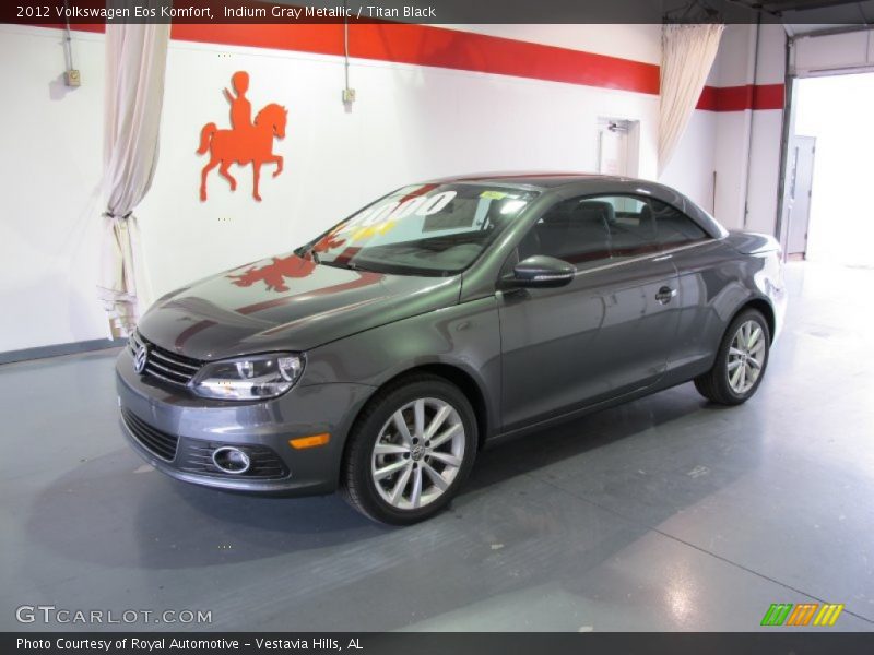 Indium Gray Metallic / Titan Black 2012 Volkswagen Eos Komfort