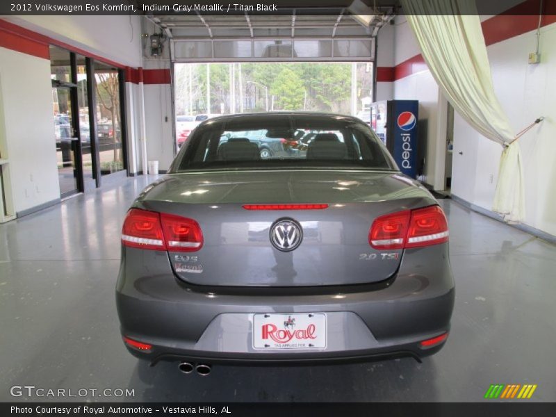 Indium Gray Metallic / Titan Black 2012 Volkswagen Eos Komfort
