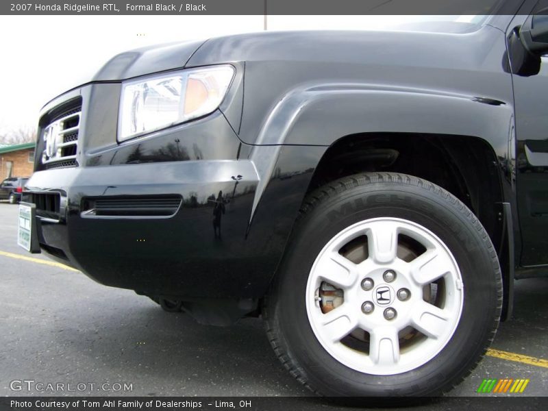 Formal Black / Black 2007 Honda Ridgeline RTL