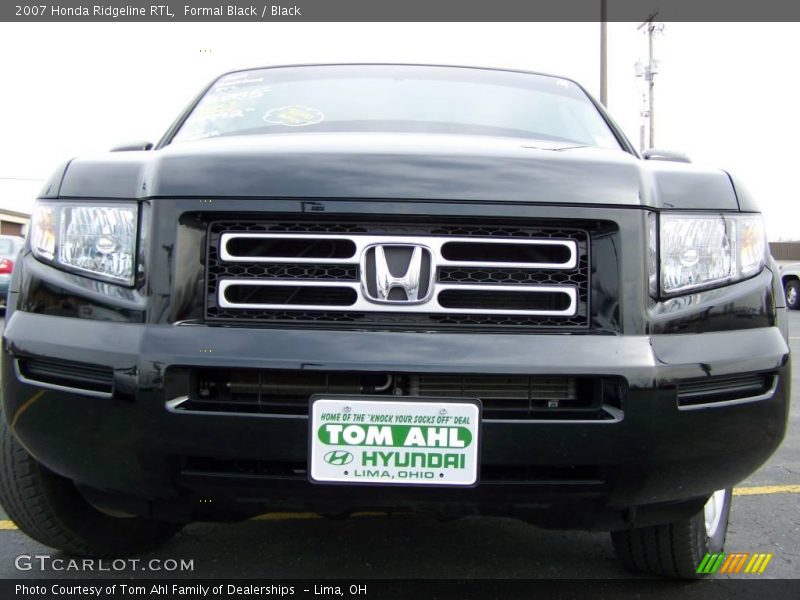 Formal Black / Black 2007 Honda Ridgeline RTL
