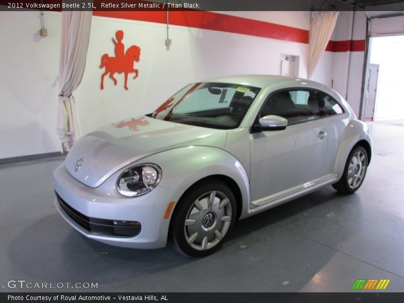 Reflex Silver Metallic / Titan Black 2012 Volkswagen Beetle 2.5L