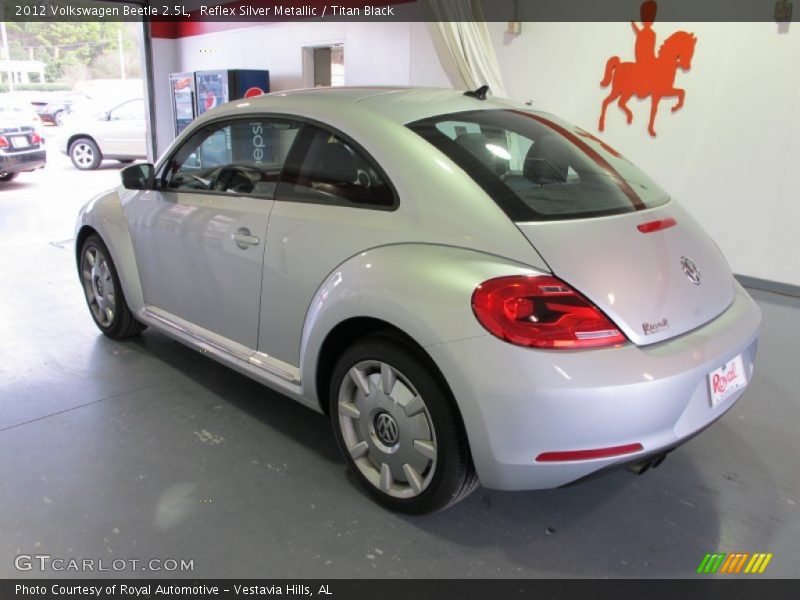 Reflex Silver Metallic / Titan Black 2012 Volkswagen Beetle 2.5L