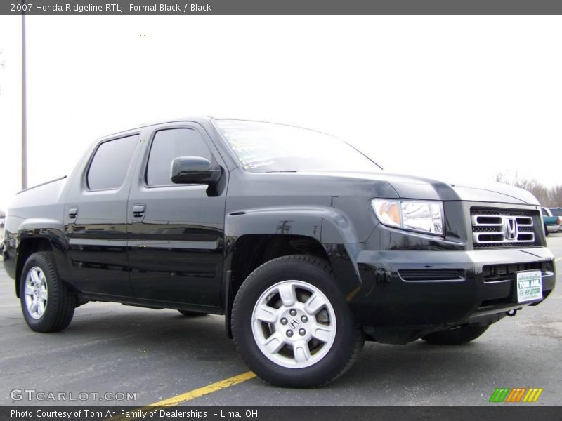 Formal Black / Black 2007 Honda Ridgeline RTL