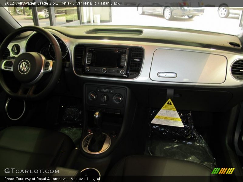 Reflex Silver Metallic / Titan Black 2012 Volkswagen Beetle 2.5L