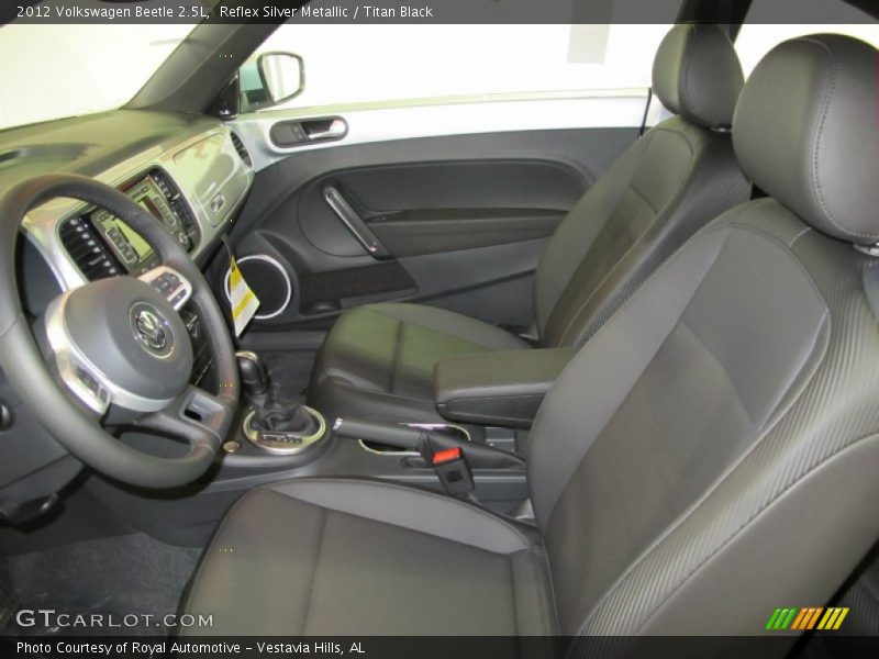 Reflex Silver Metallic / Titan Black 2012 Volkswagen Beetle 2.5L